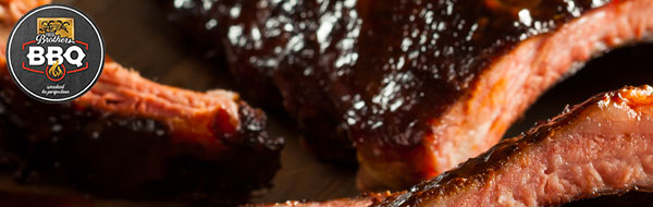 Four Brothers BBQ Smoked  Pork Baby Back Ribs