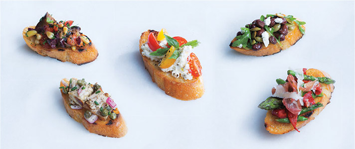 5 Ways Bruschetta