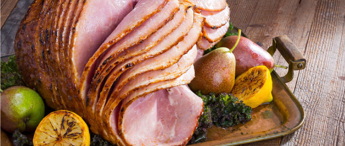 Glazed Sweet Bourbon Ham