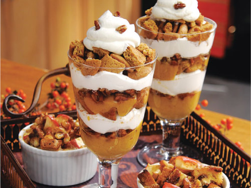 Pumpkin-Gingersnap Trifles