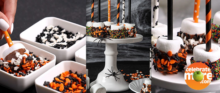 Halloween Marshmallow Pops