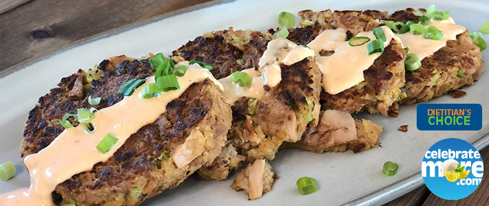 Tuna Patties with Sriracha Aioli