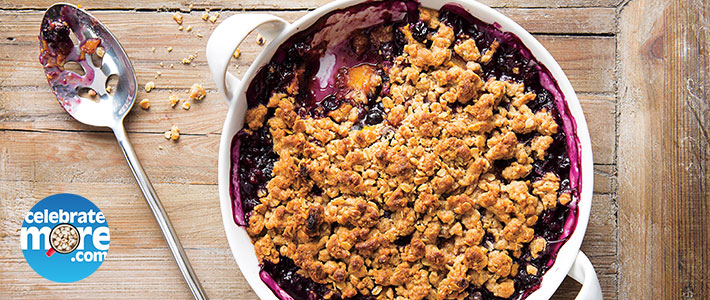 Blueberry-Mango Crisp