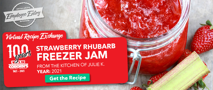 Strawberry Rhubarb Freezer Jam