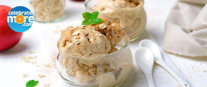 No-Churn Brown-Butter Apple Pie Ice Cream