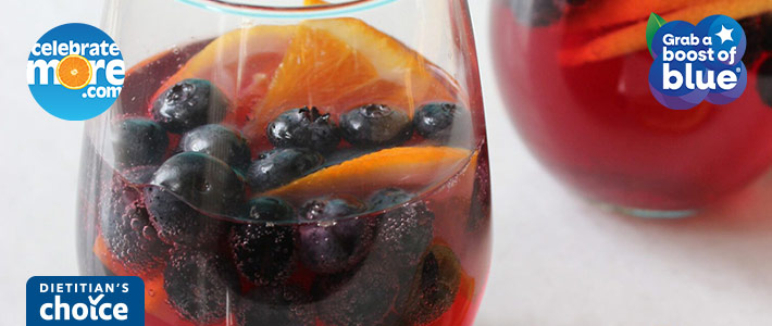 Blueberry Sangria Mocktail