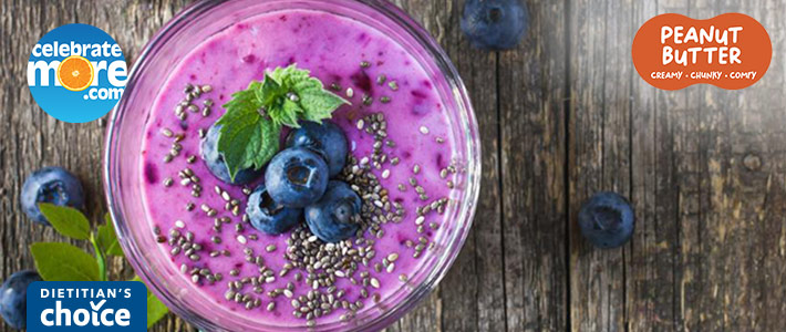 Blueberry Peanut Smoothie