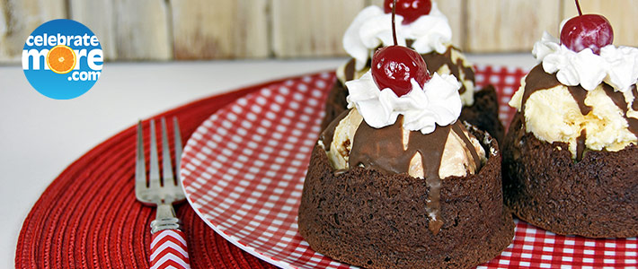 Brownie Bowl Sundaes