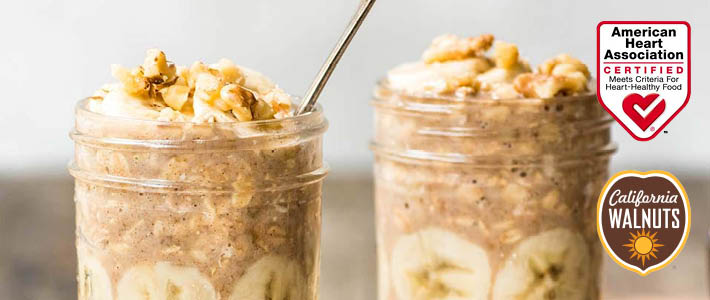 Banana Bread Overnight Oats - Eating Bird Food