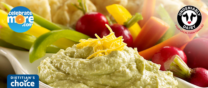 Cheesy Guacamole Dip