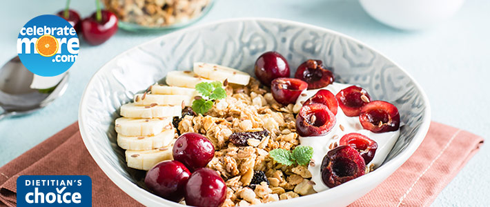 Cherry Banana Parfait