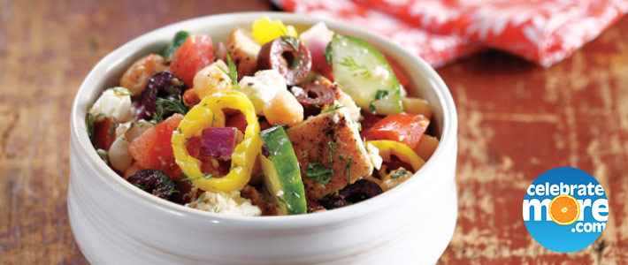 Chopped Greek Chicken Salad