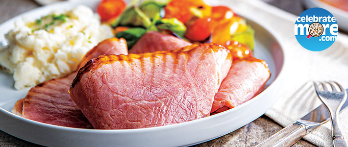 Citrus-Molasses Glazed Ham