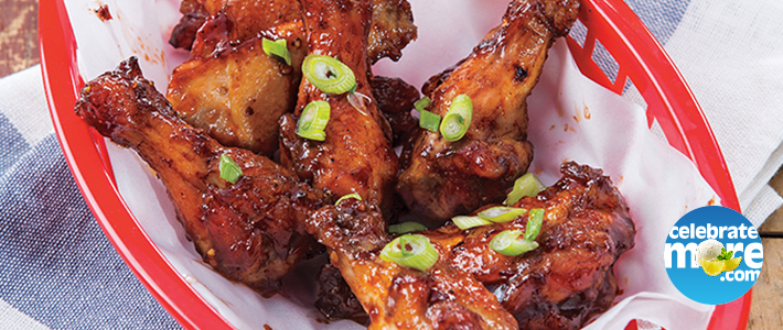 Sweet & Spicy BBQ Drumettes