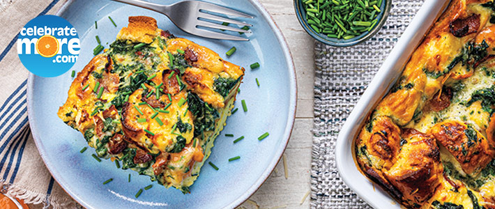 Eggs Florentine Breakfast Casserole