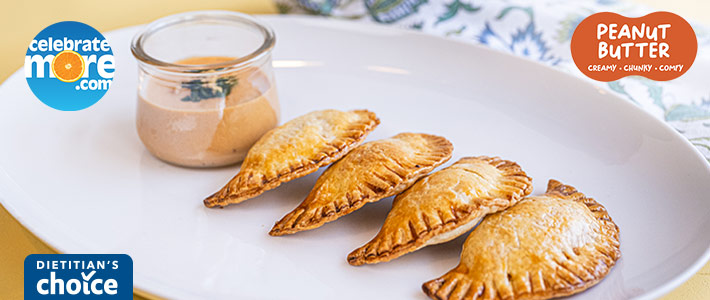 Peanut Empanadas With Peanut Sauce