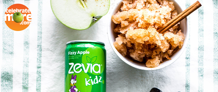 Fizzy Apple Pie Granita