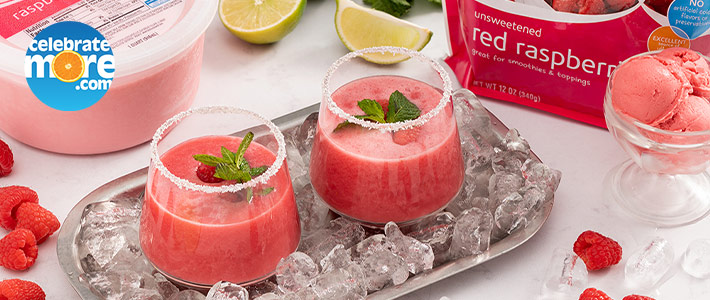 Frozen Raspberry Mockaritas