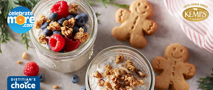 Gingerbread Overnight Oats