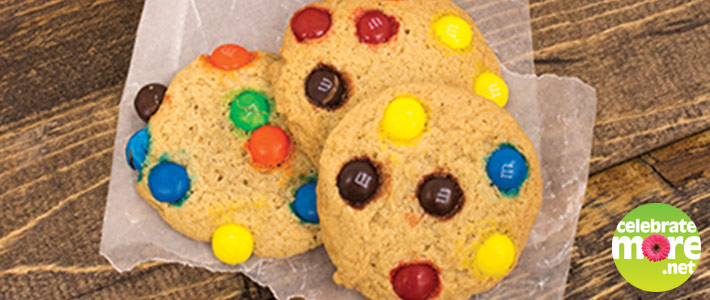 New Gluten Free M&M Cookies in the Bakery!