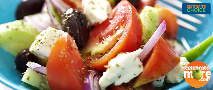 Simple Greek Veggie Salad