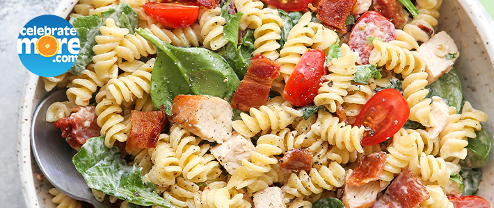 Grilled Chicken BLT Pasta Salad