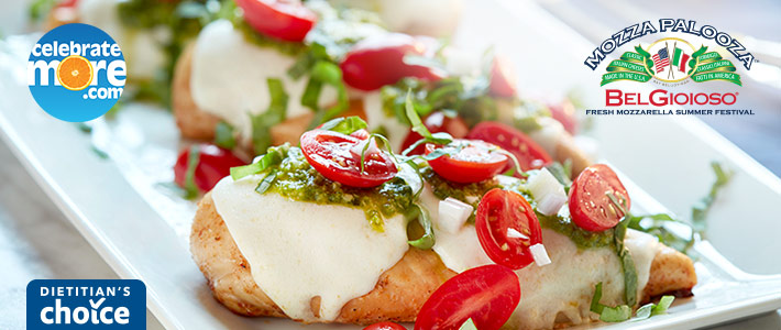 Fresh Mozzarella Grilled Chicken Caprese