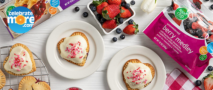 Heart-Shaped Berry Hand Pies