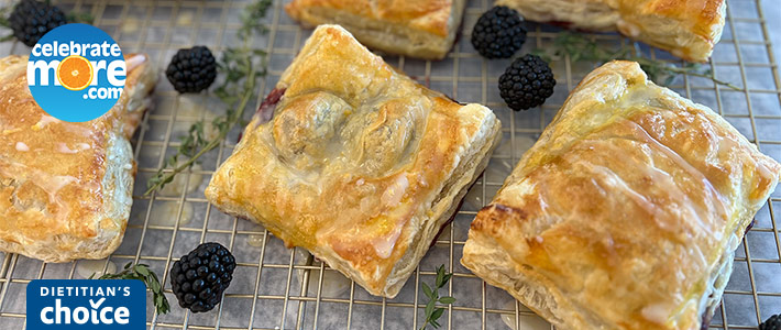 Herbed Blackberry Strudel