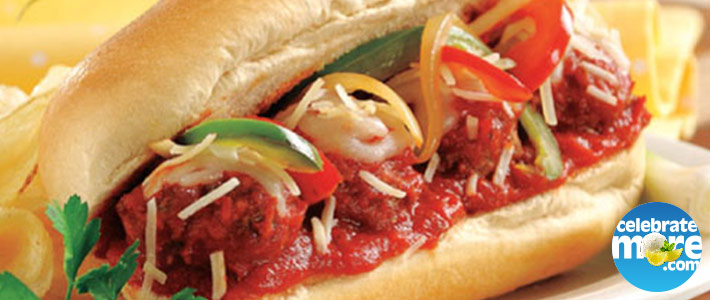 Meatball-Parmesan Heros