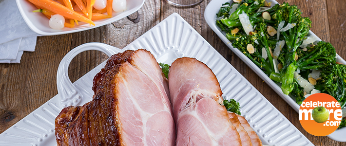 Hot Honey-Red Currant Glazed Ham