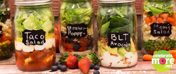 6 Quick and Easy Salads in a Jar