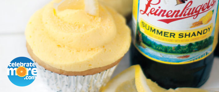 Leinenkugel’s Summer Shandy Lemon Cupcakes