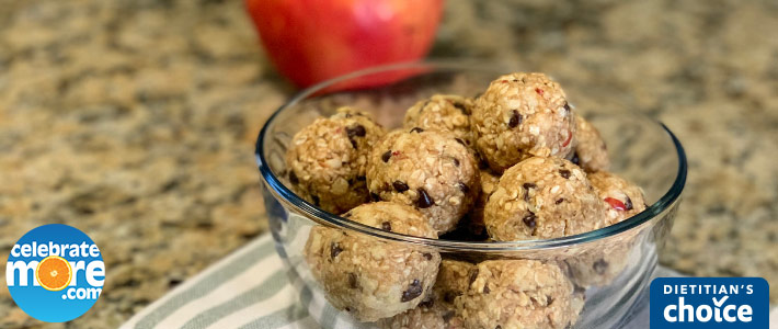 No Bake Apple Energy Bites