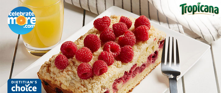 Orange Raspberry Coffee Cake