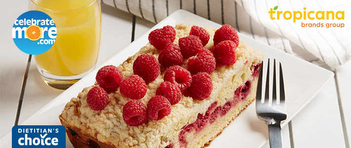 Orange Raspberry Coffee Cake