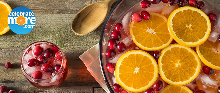 Orange-Cranberry Sparkling Punch