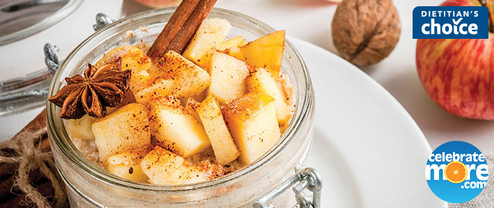 Apple Cinnamon Overnight Oats