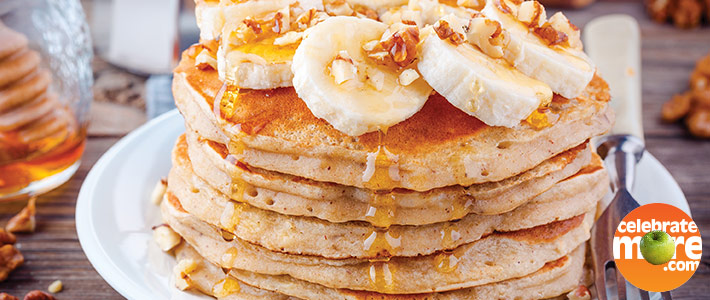 Hearty Banana Oat Flapjacks