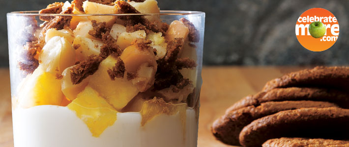 Pineapple, Yogurt & Macadamia Parfait
