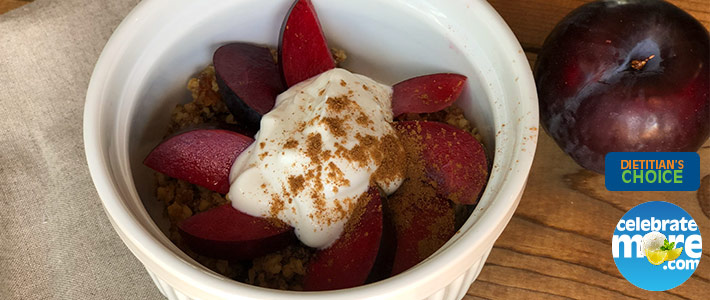 Pluot Crumble