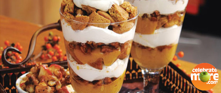 Pumpkin-Gingersnap Trifles