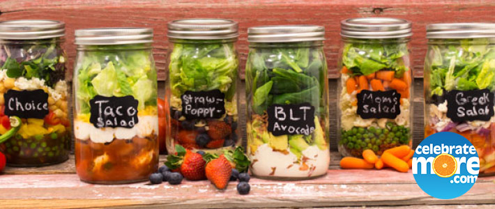 Quick ‘N Easy Jar Salads
