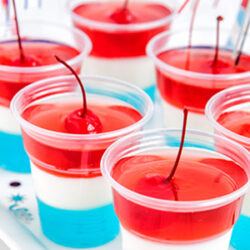 4th Of July Vodka Jello Shots-image