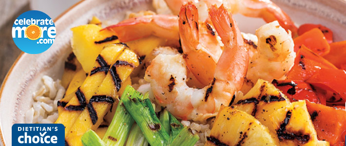 Grilled Hawaiian Shrimp Bowl