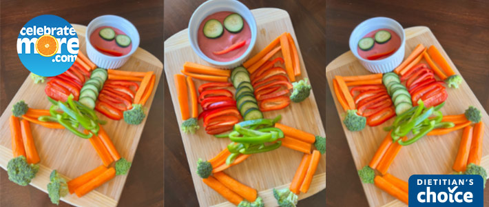 Skeleton Veggie Tray