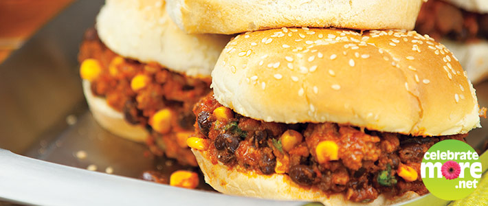 Slow Cooker South of the Border Sloppy Joes