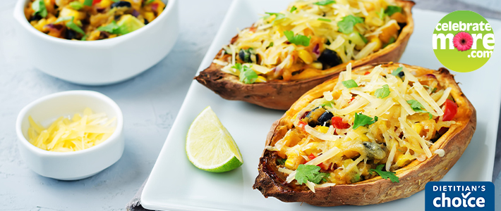 Southwestern Stuffed Sweet Potatoes