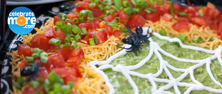 Spider Web Taco Dip