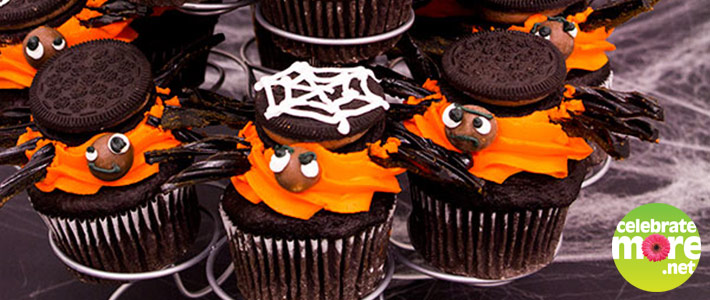 Spooky Spider Cupcakes